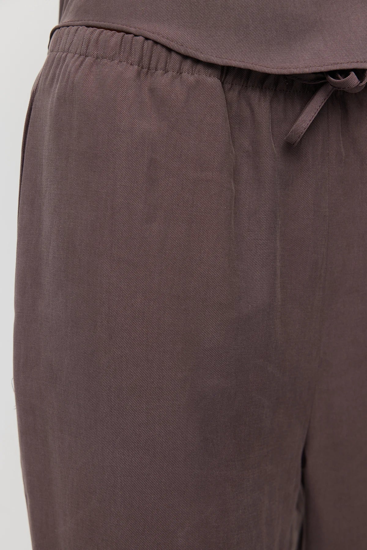 Women's Wide-Leg Trousers with Drawstring Waist