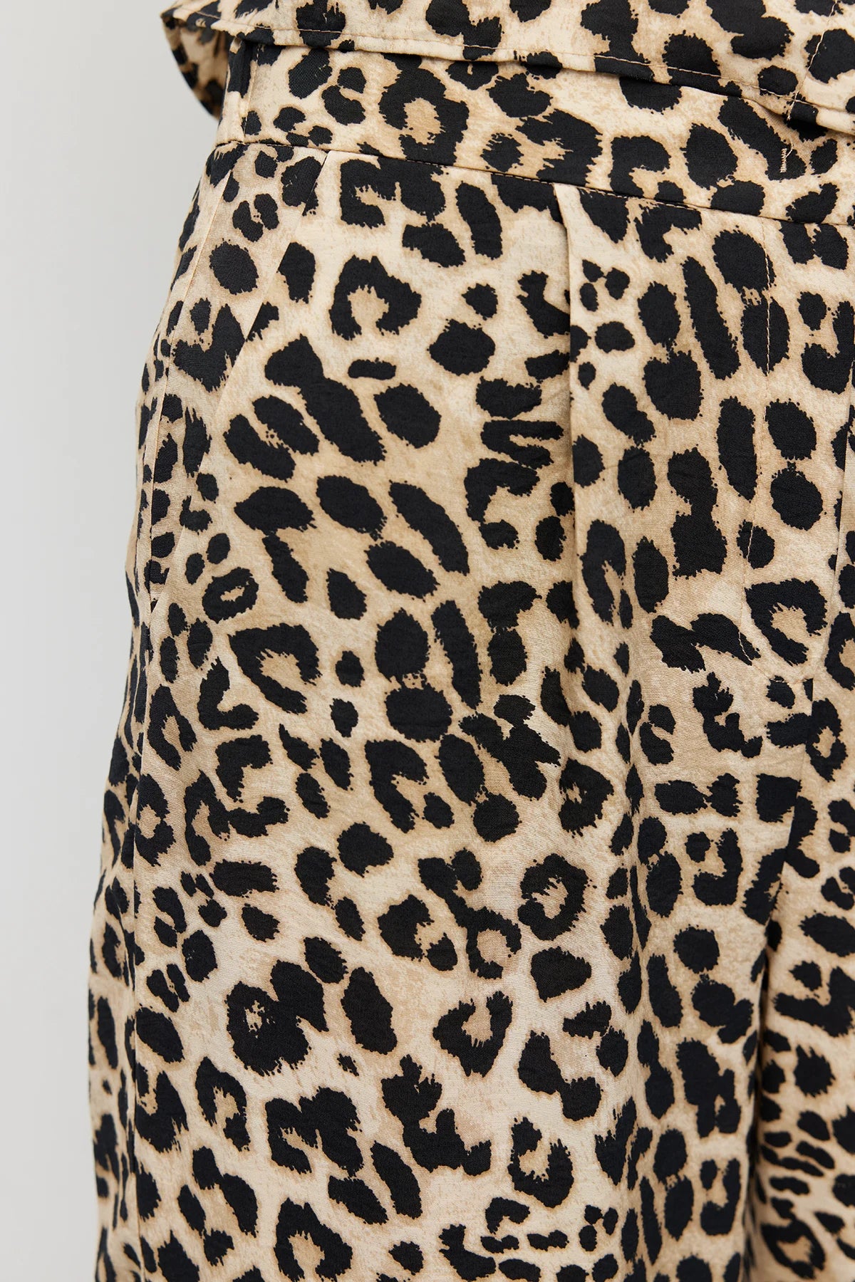 Women's Patterned Wide-Leg Trousers