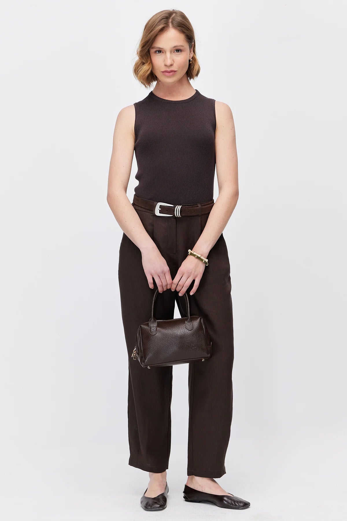 Women's Pleated Trousers