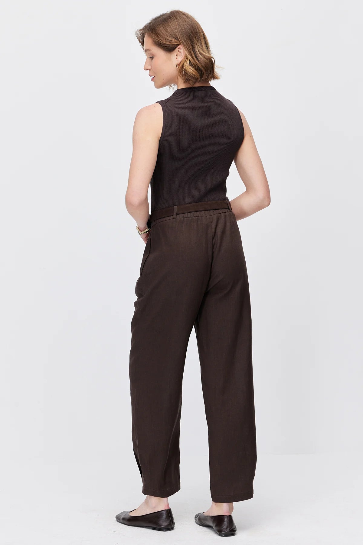 Women's Pleated Trousers