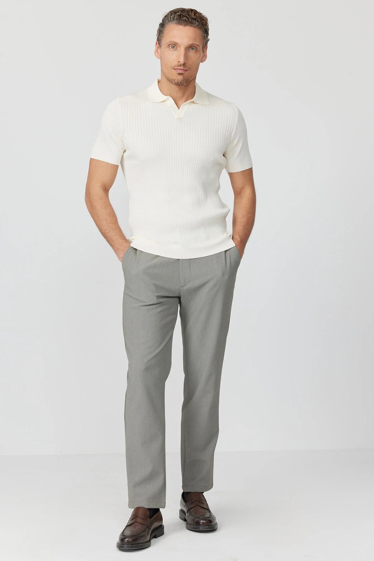 پانتۆڵی کەمەر لاستیکی پیاوان