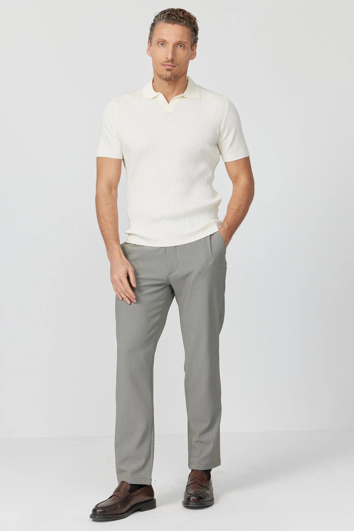 پانتۆڵی کەمەر لاستیکی پیاوان