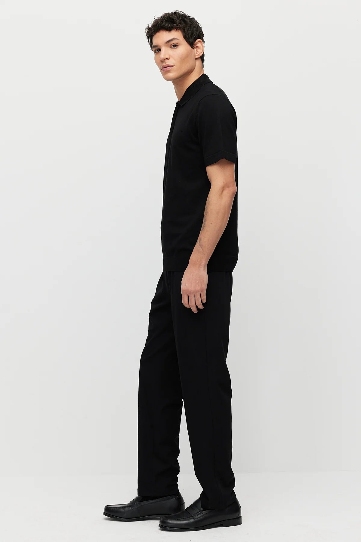 Men's Jogger Pants with Elastic Waistband and Drawstring