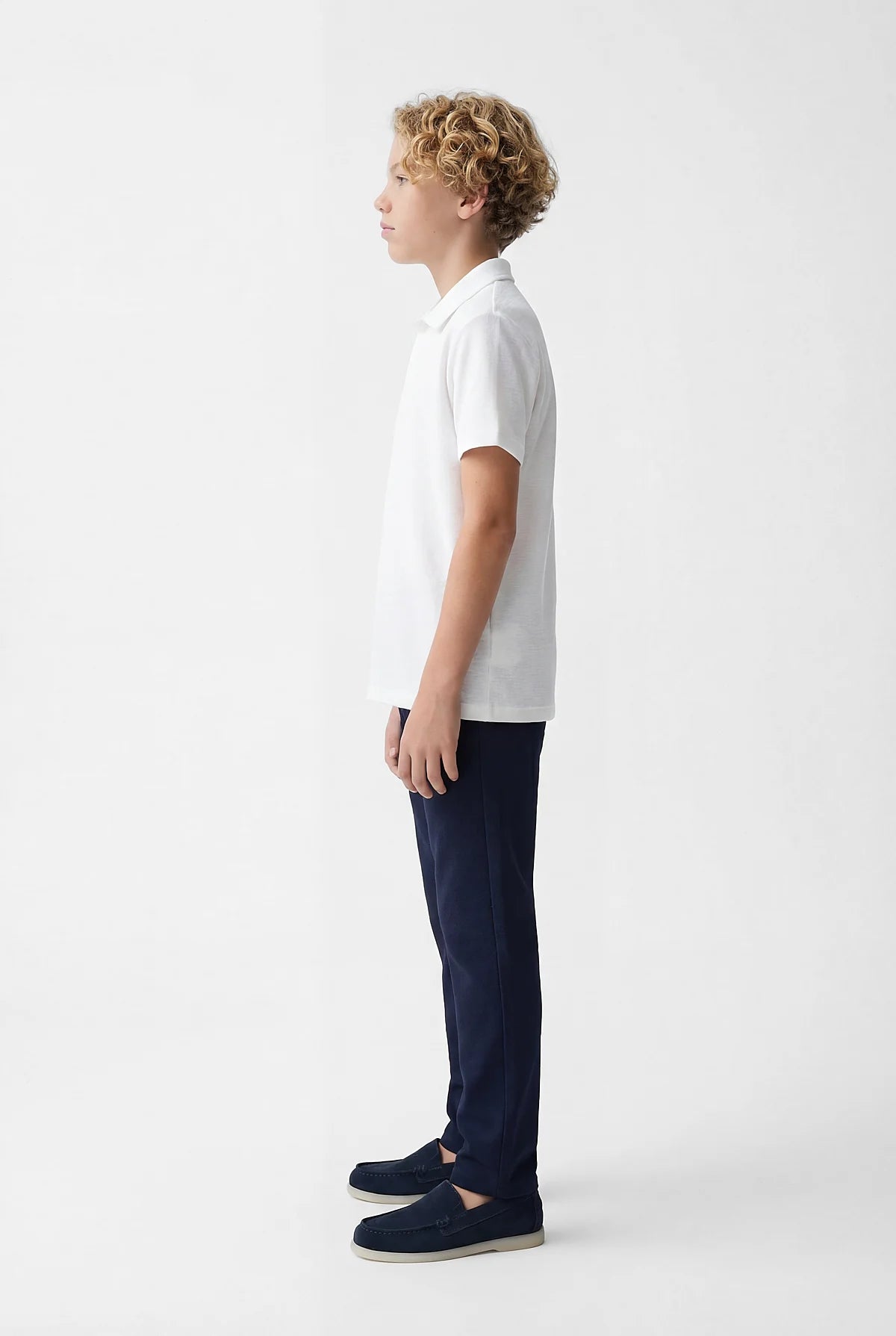 Boys' Textured Jogger Pants with Elastic Waistband