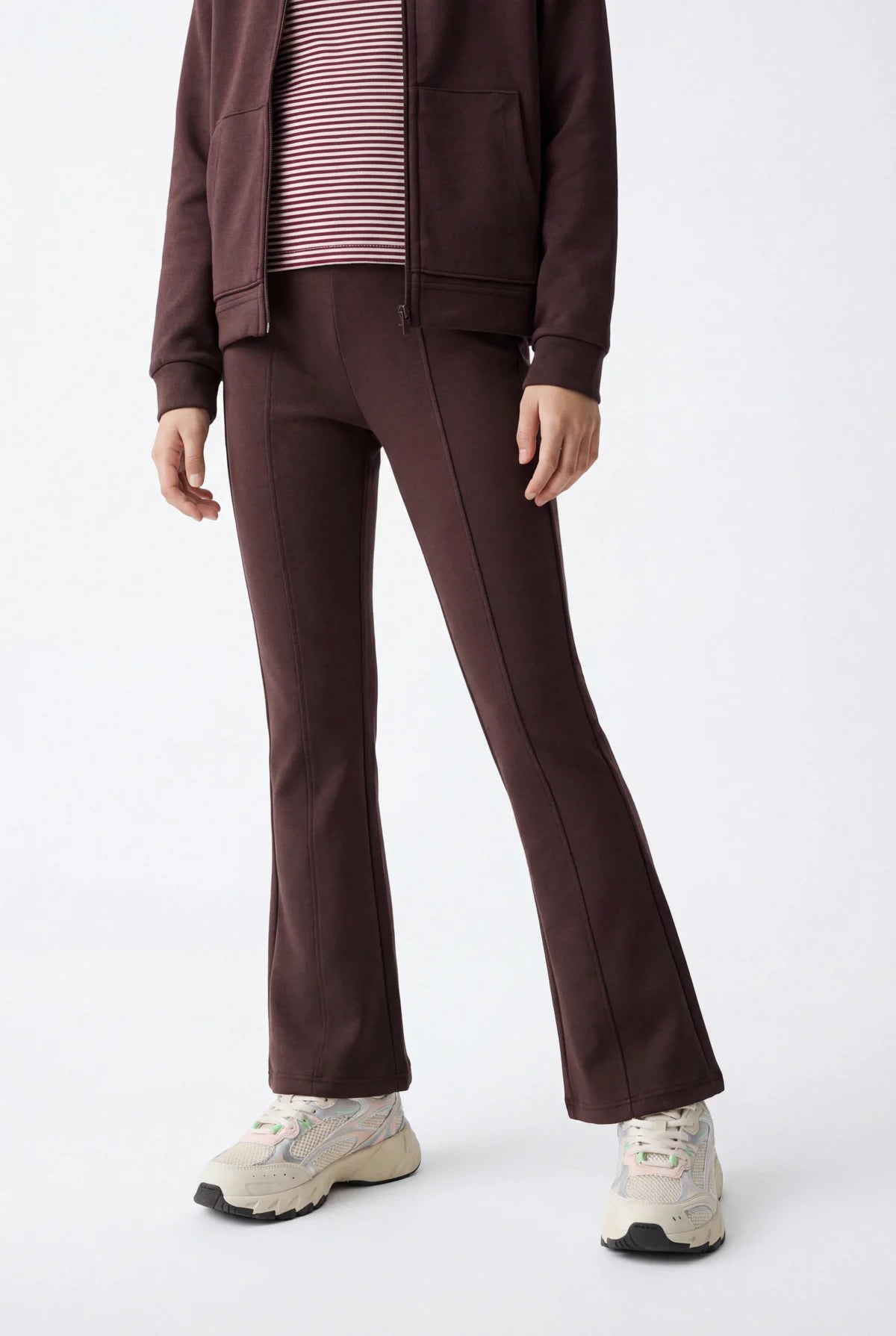 بنطلون بناتي بخصر مطاطي