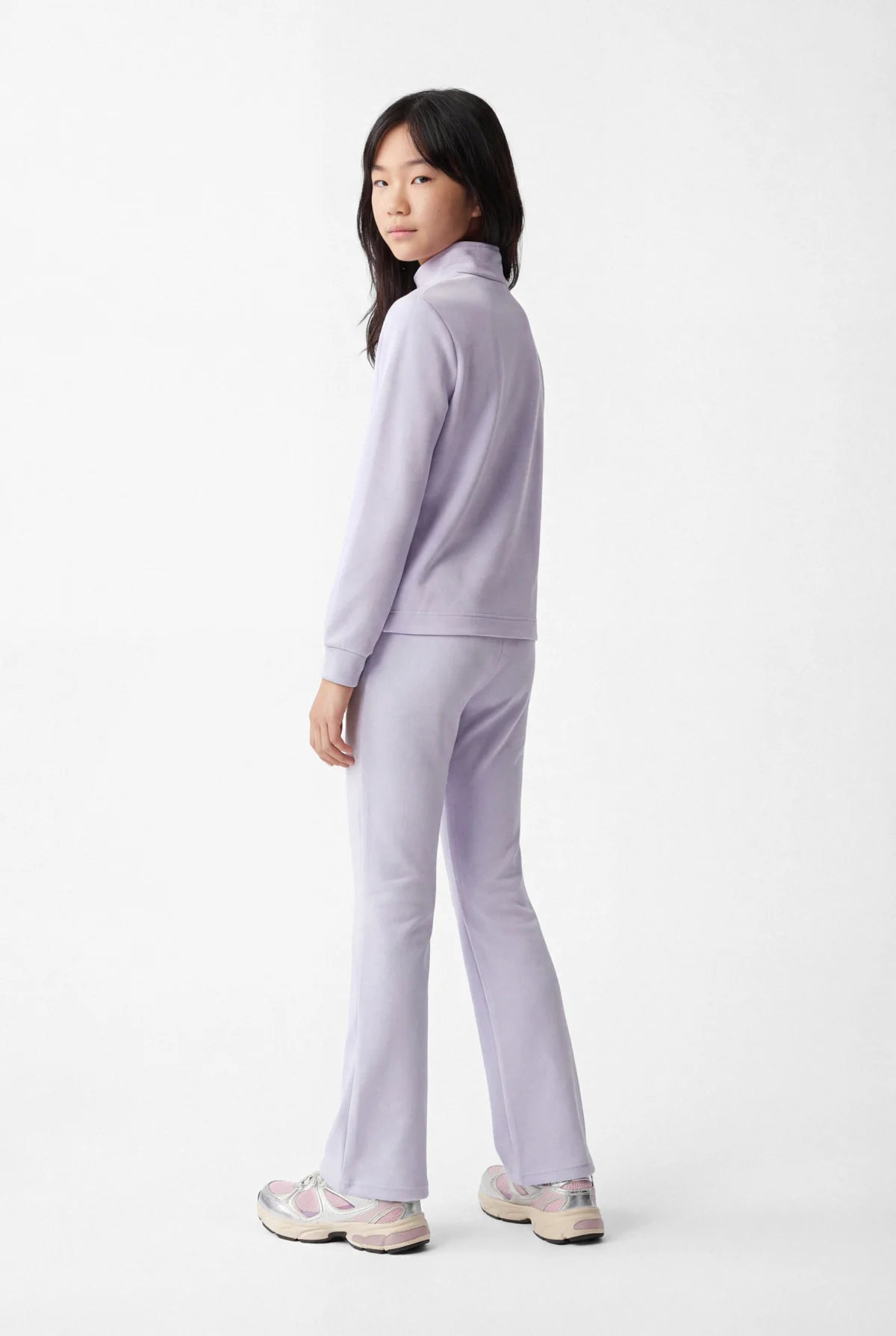 بنطلون بناتي بخصر مطاطي