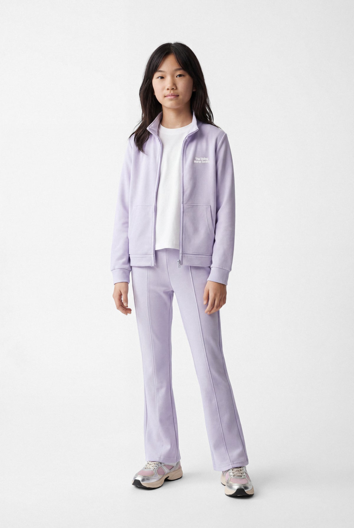 بنطلون بناتي بخصر مطاطي