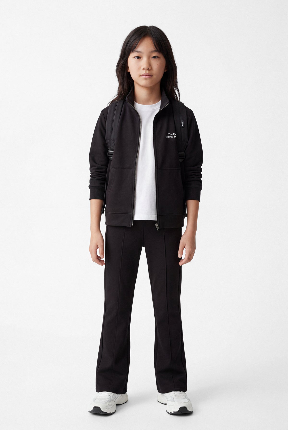 بنطلون بناتي بخصر مطاطي