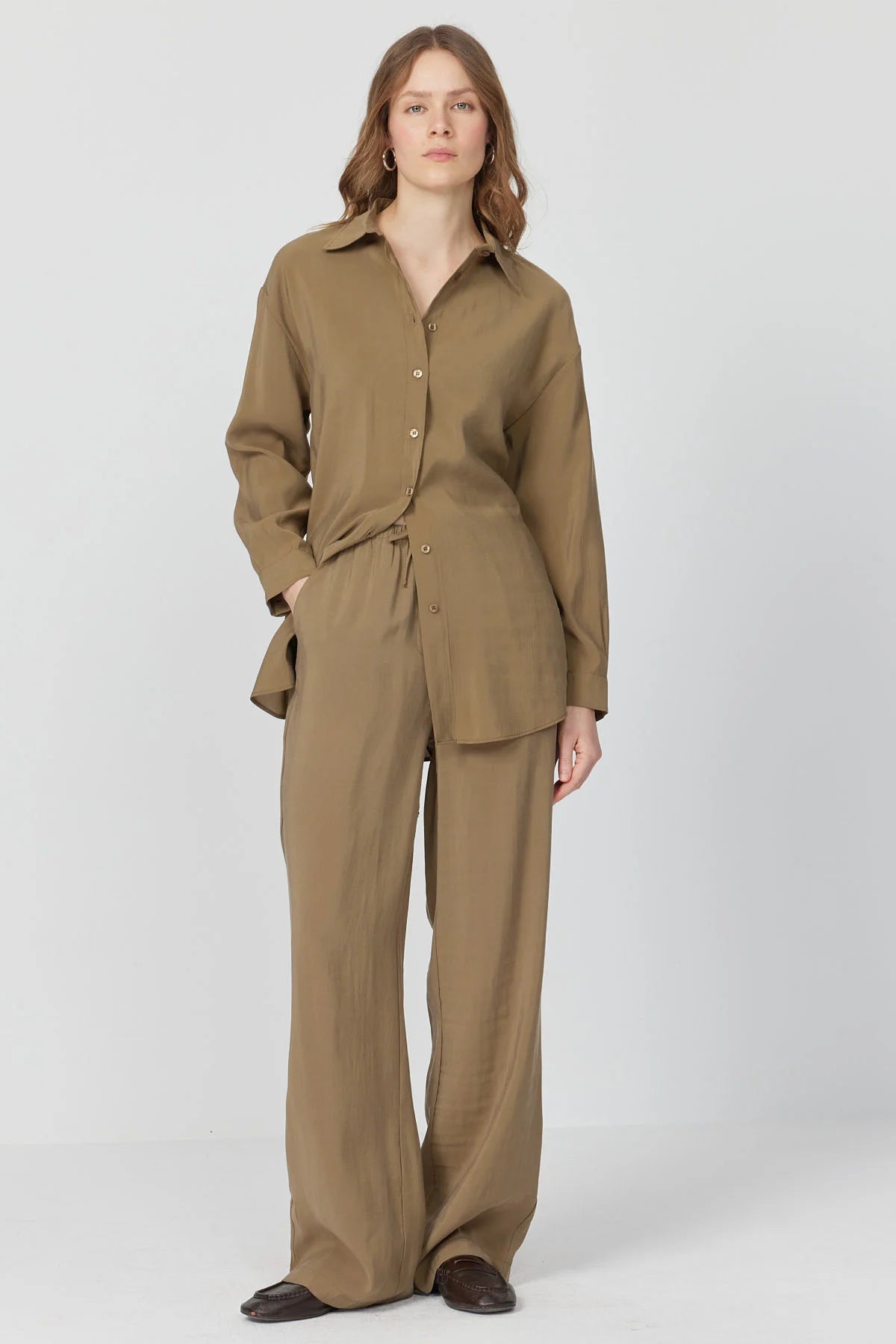 Kadın Geniş Paçalı Pantolon