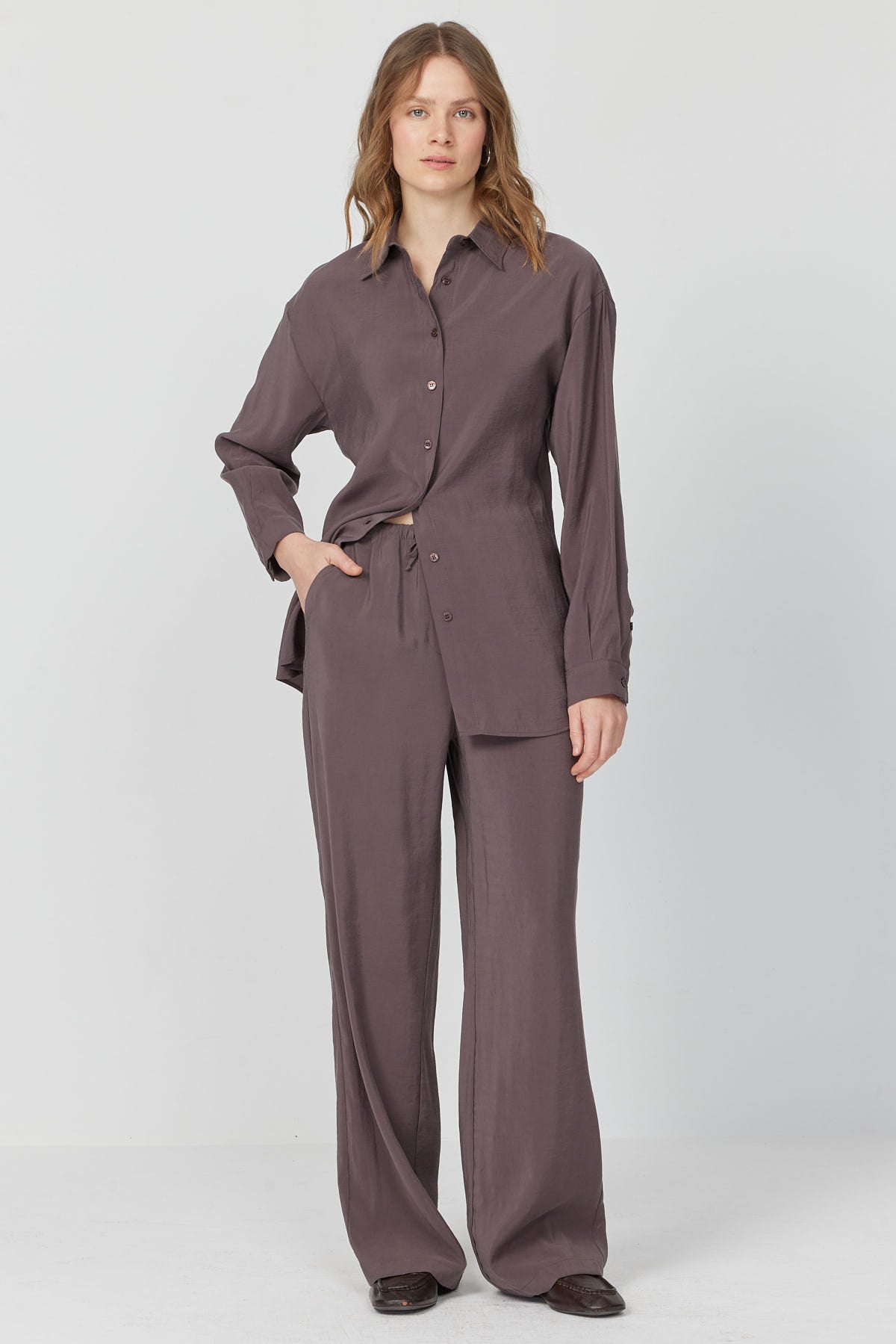 Kadın Geniş Paçalı Pantolon