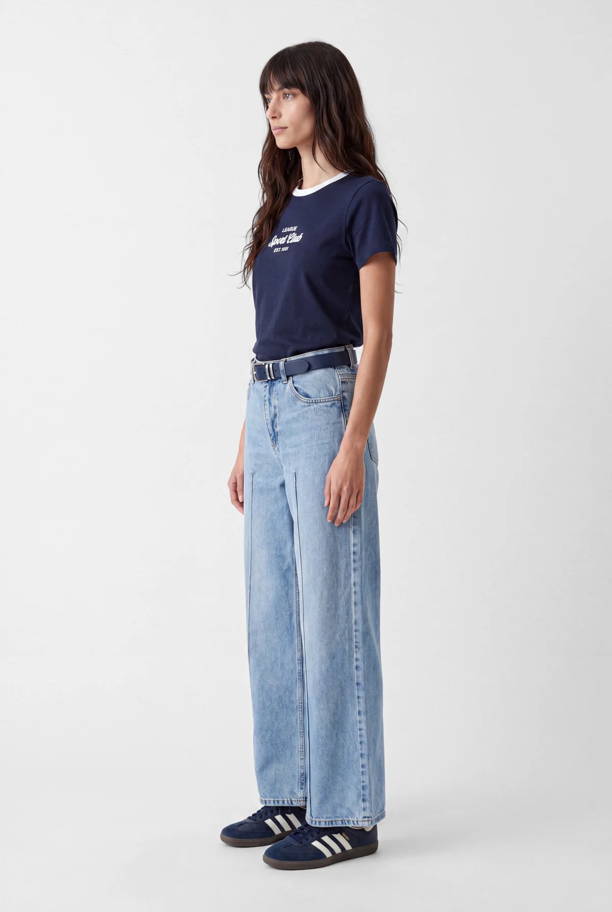 Women's High Waist Wide Leg Jeans