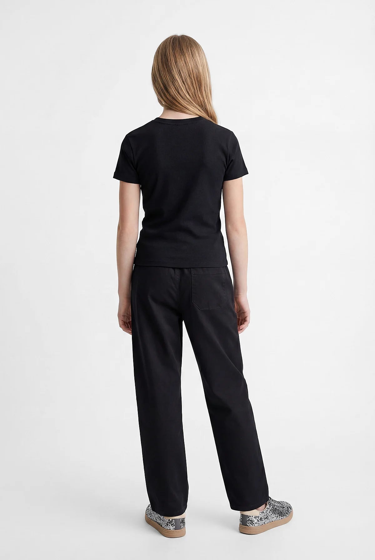 Girls' Pants with Elastic Waistband