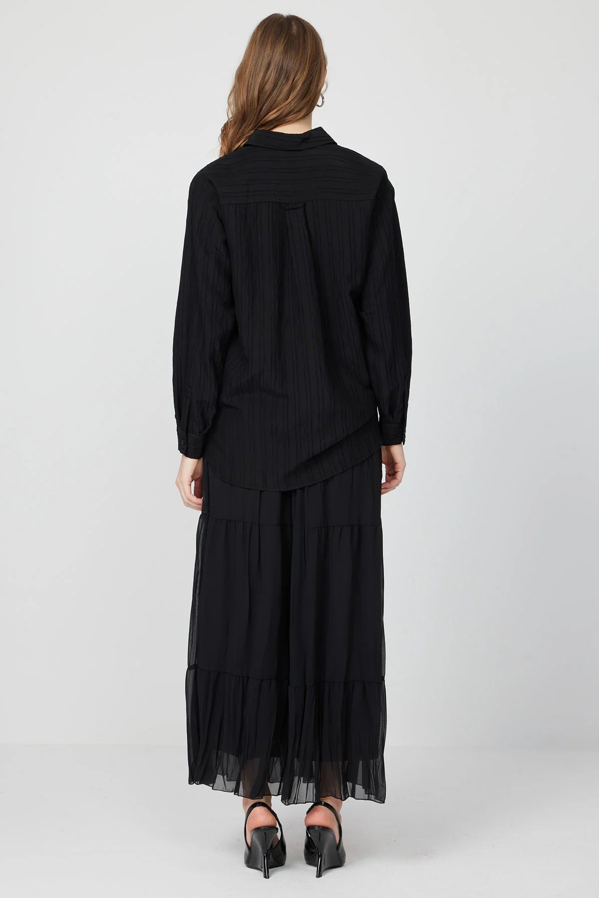 تەنووری شیفۆنی پلیتکراوی ئافرەتان