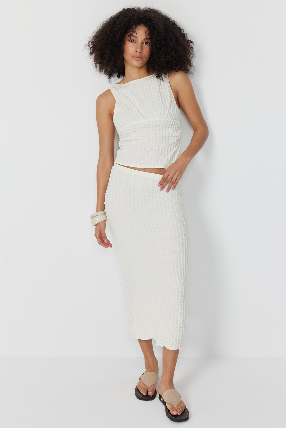 Women's Textured Skirt