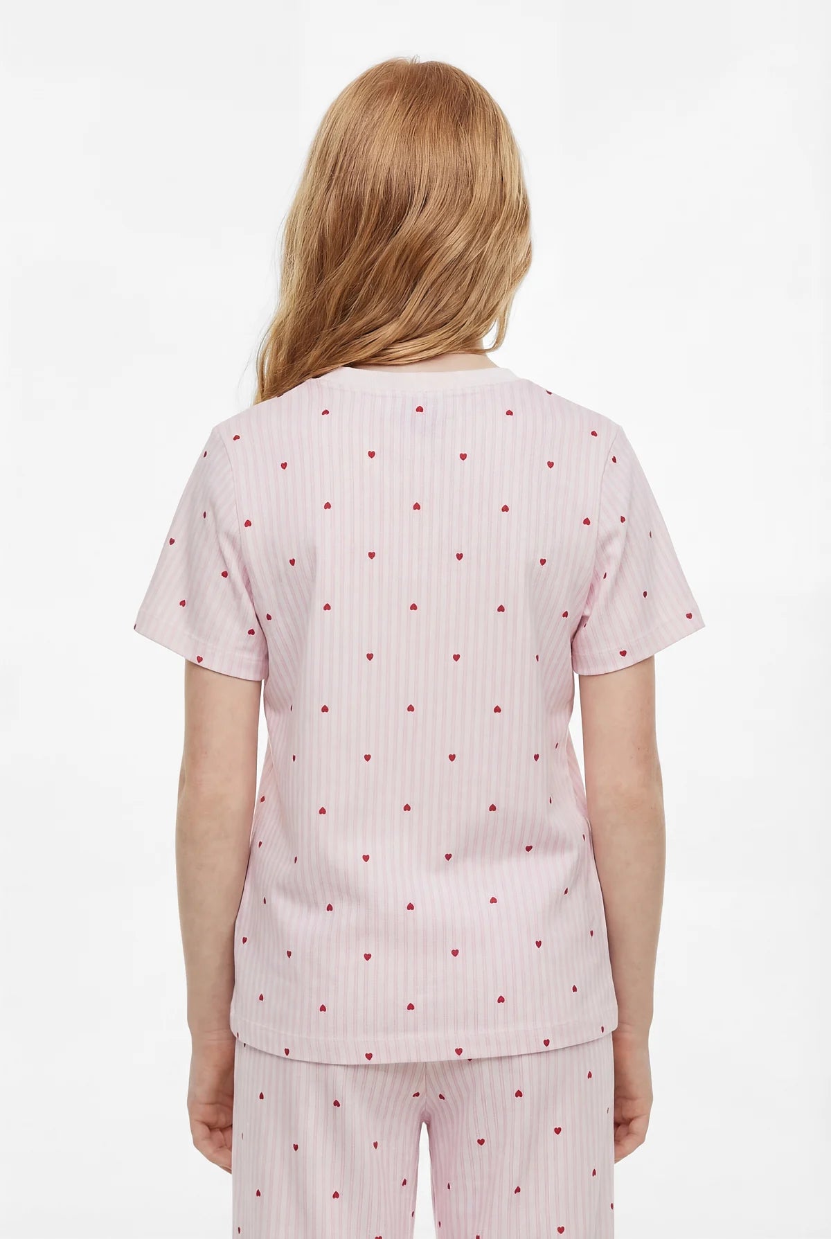 Girls' Basic Printed Pajama Set