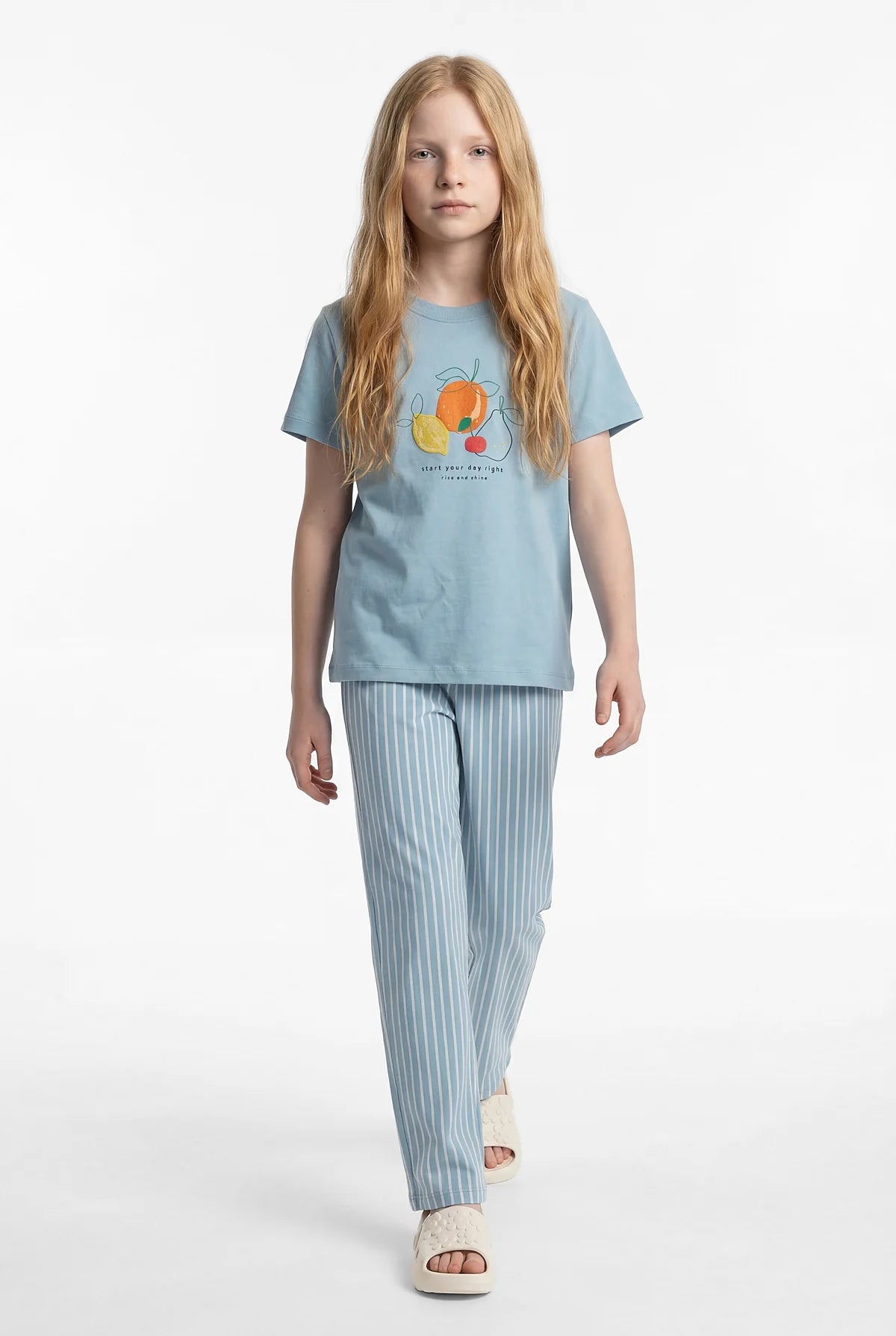 Girls' Basic Pajama Set