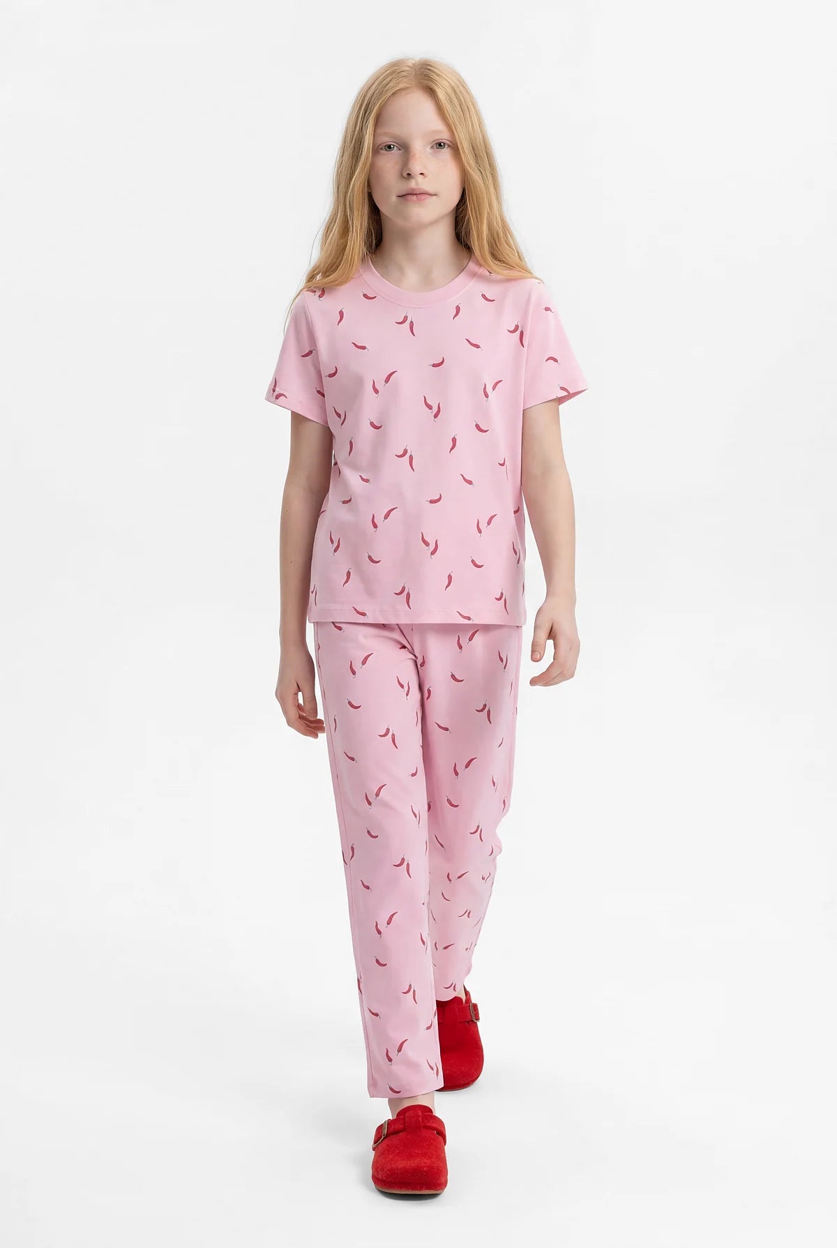 Girls' Printed Pajama Set
