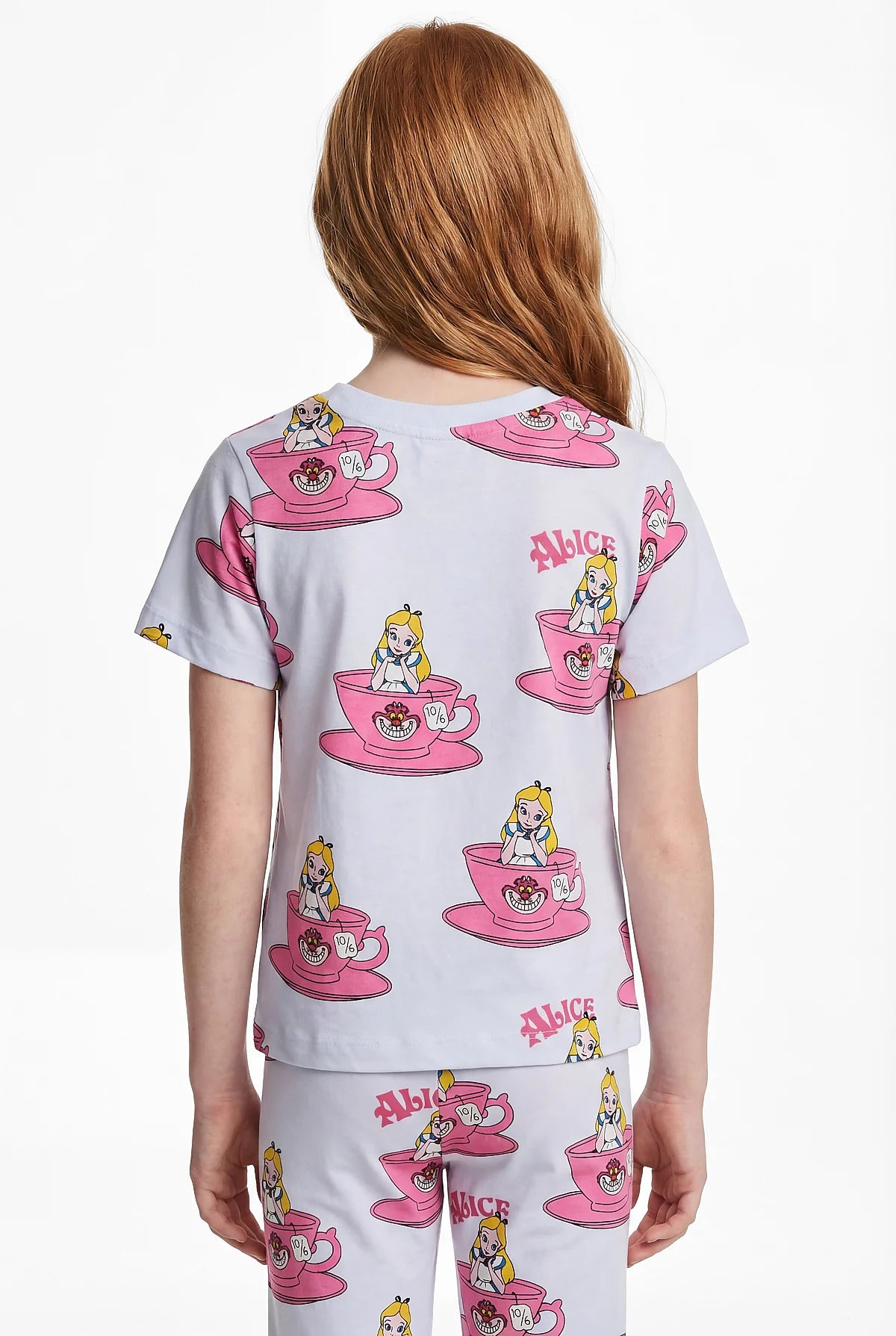 Girls' Basic Printed Pajama Set