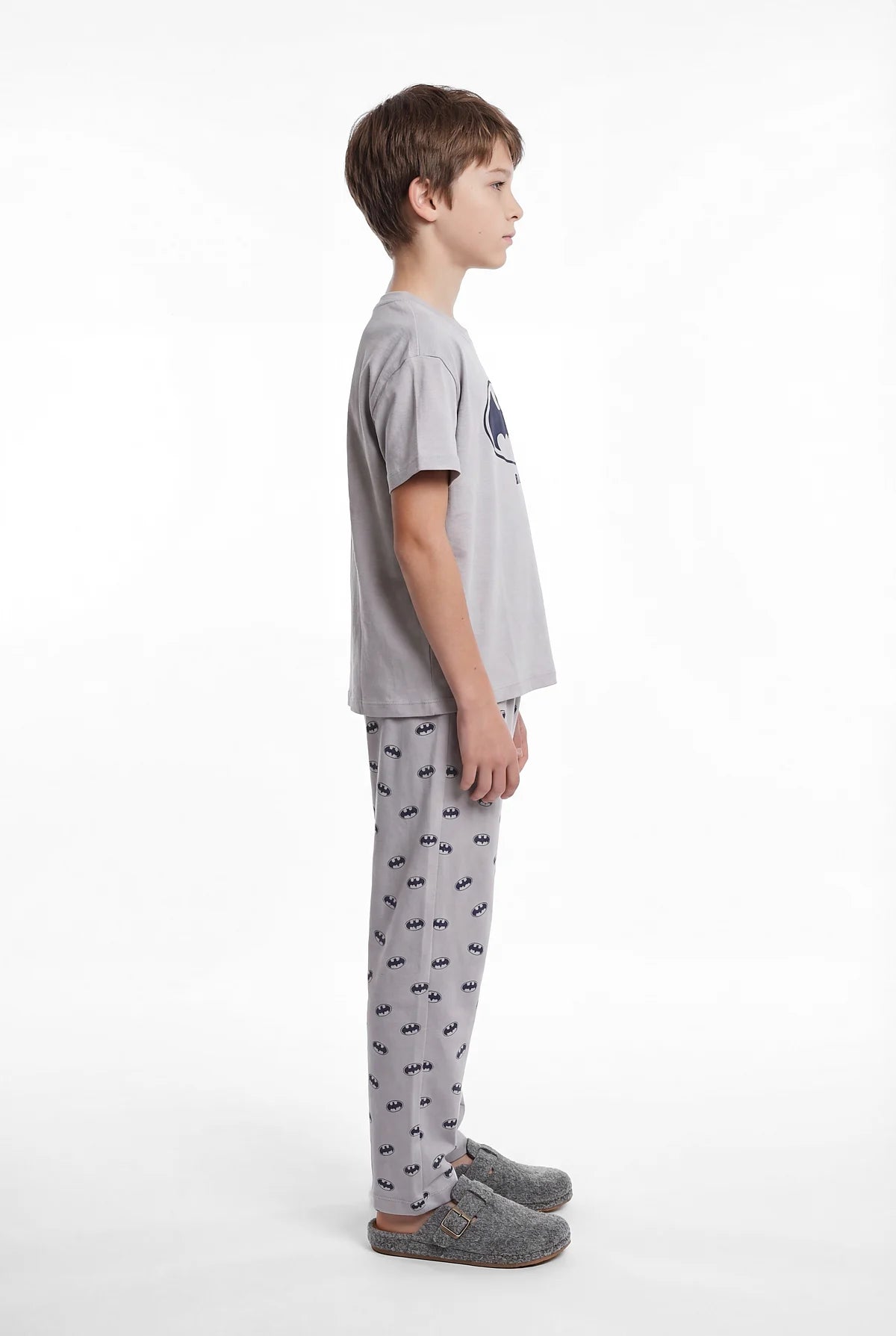 Boys' Short-Sleeved Printed Pajama Set
