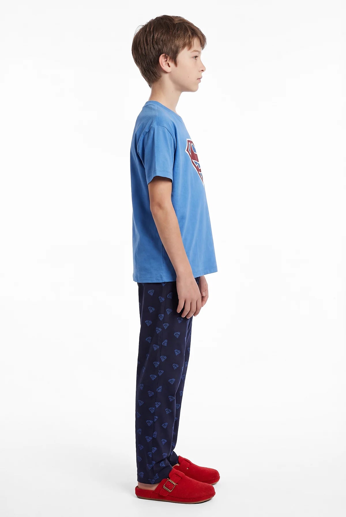 Boys' Printed Basic Pajama Set