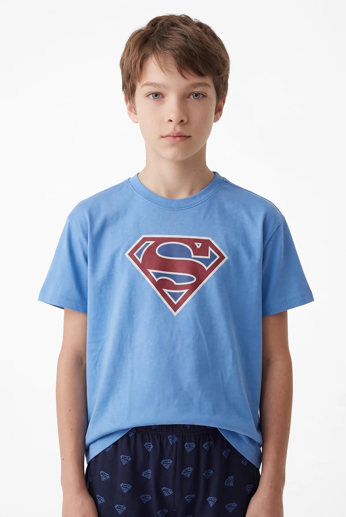 Boys' Printed Basic Pajama Set