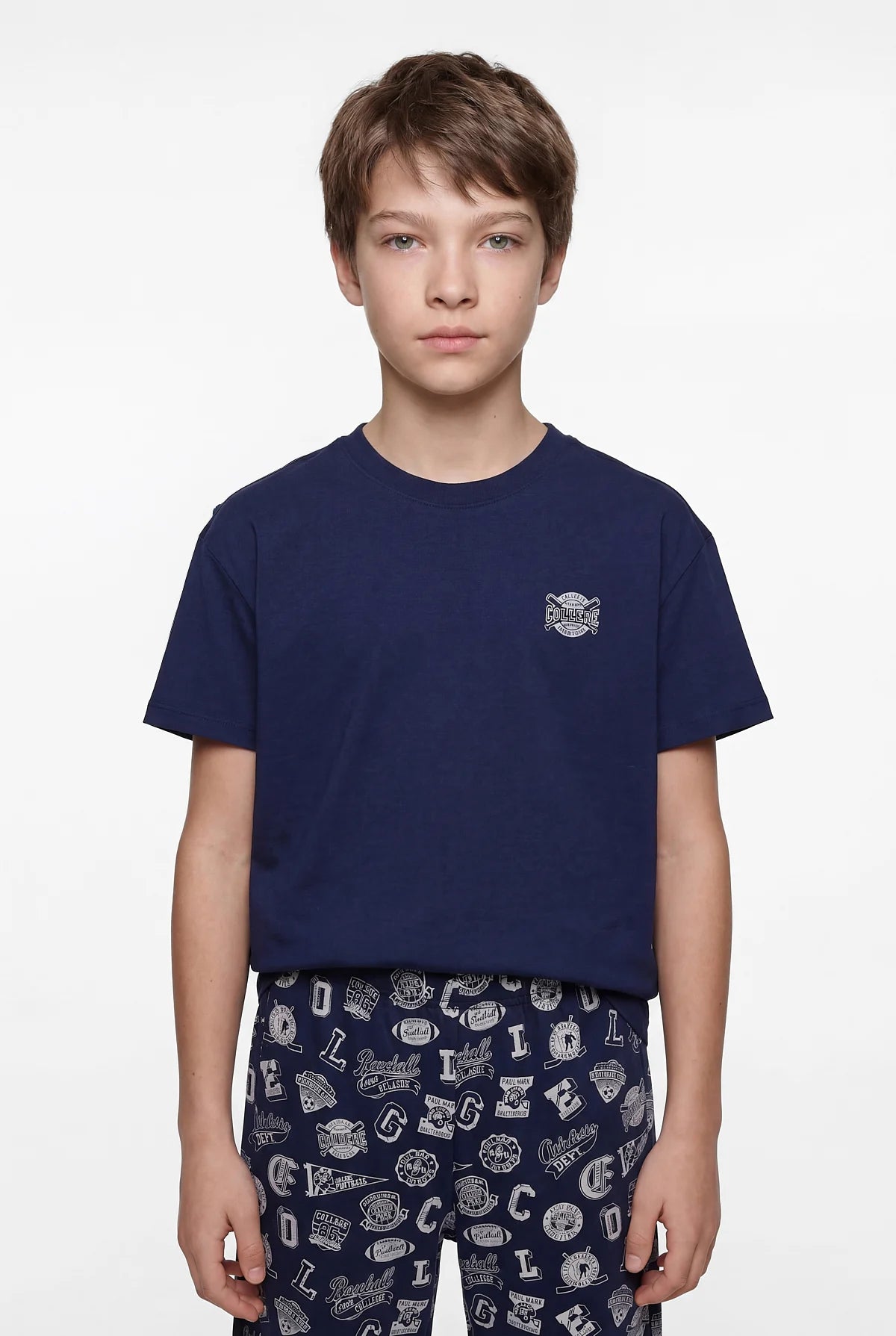Boys' Printed Pajama Set