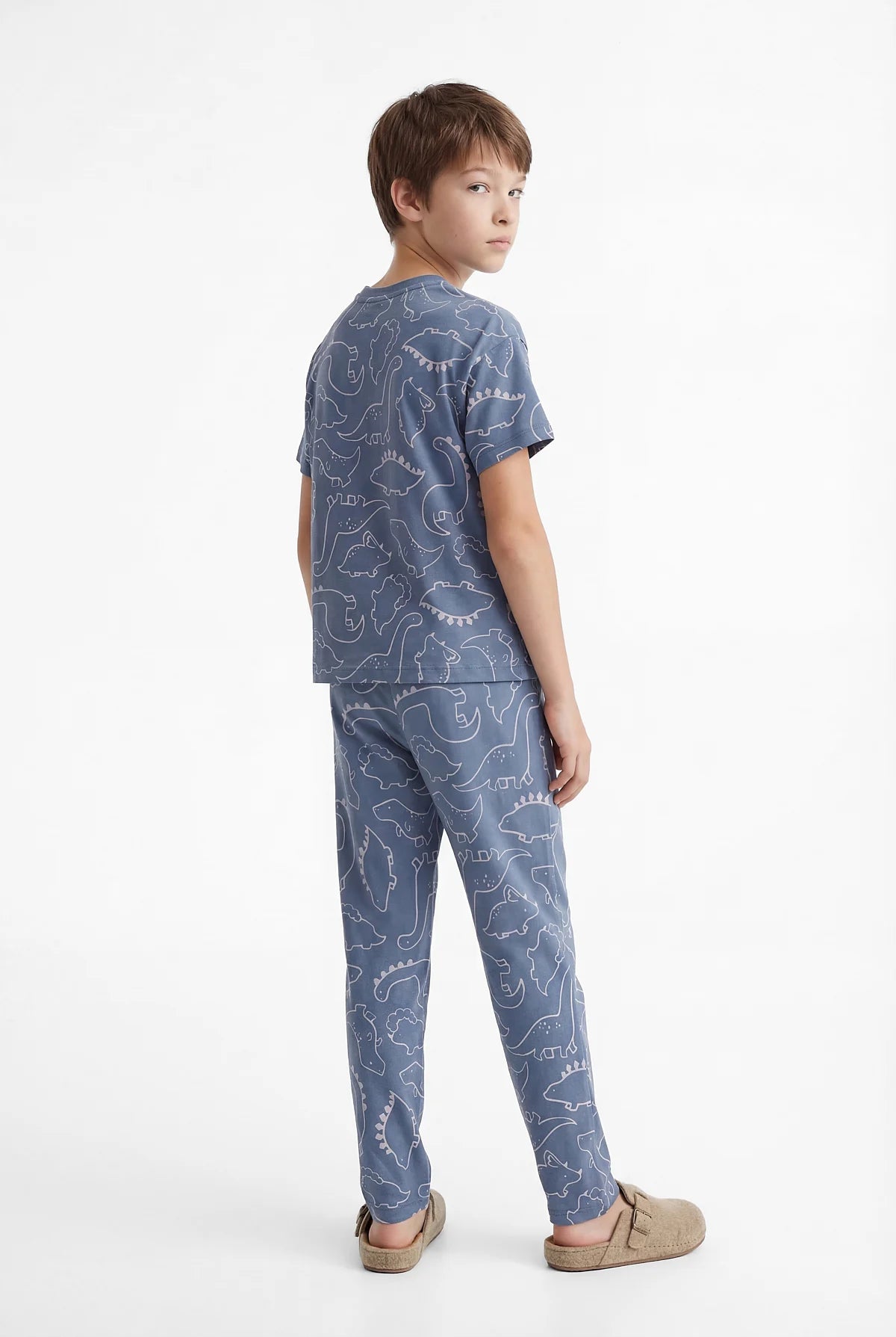 Boys' Basic Patterned Pajama Set