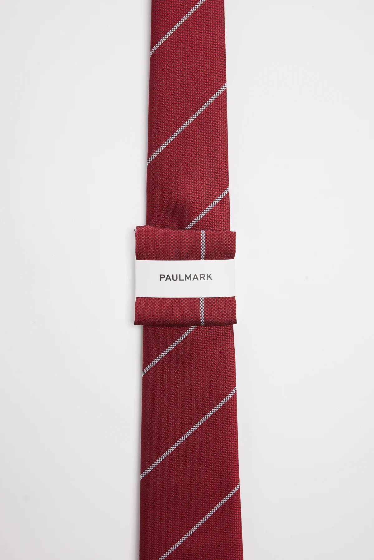 Men's Striped Jacquard Textured Tie