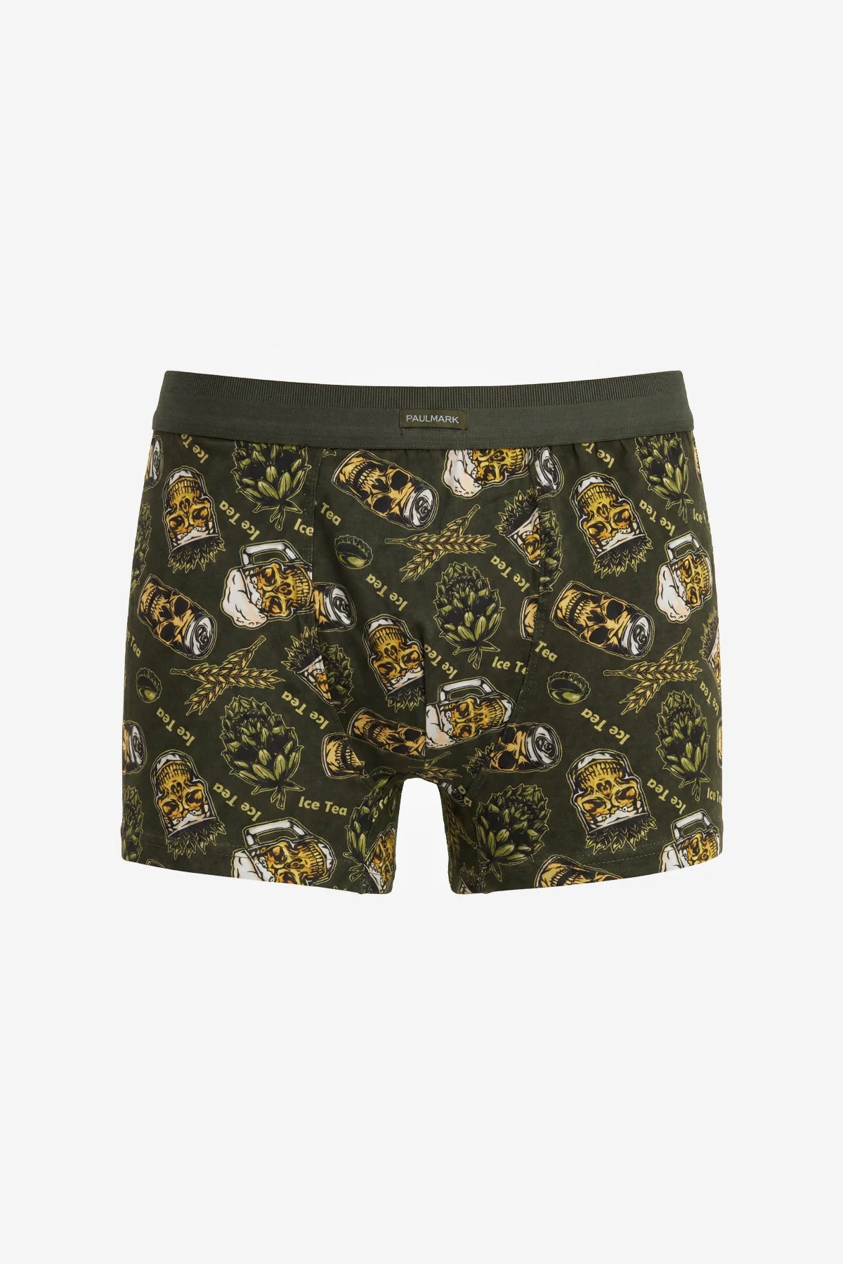 Erkek Baskılı Kısa Boxer Şort