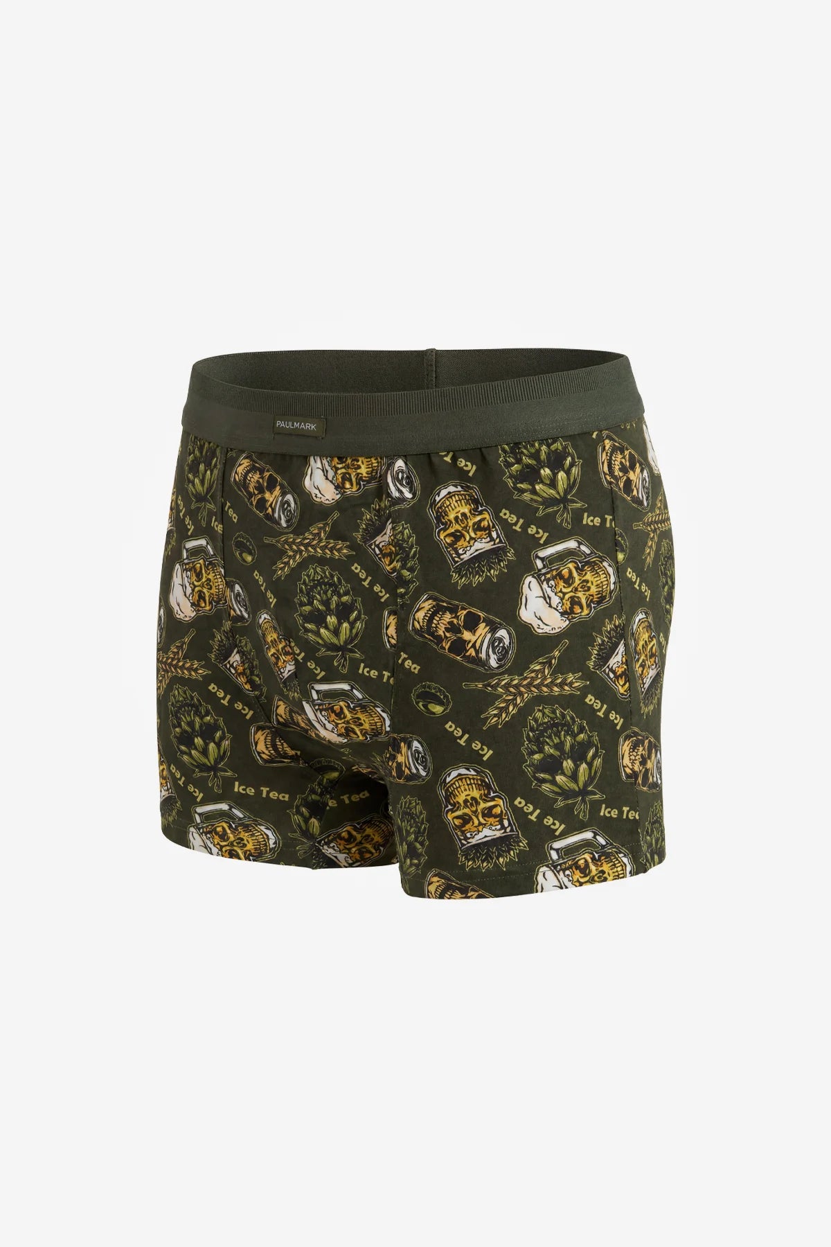Erkek Baskılı Kısa Boxer Şort
