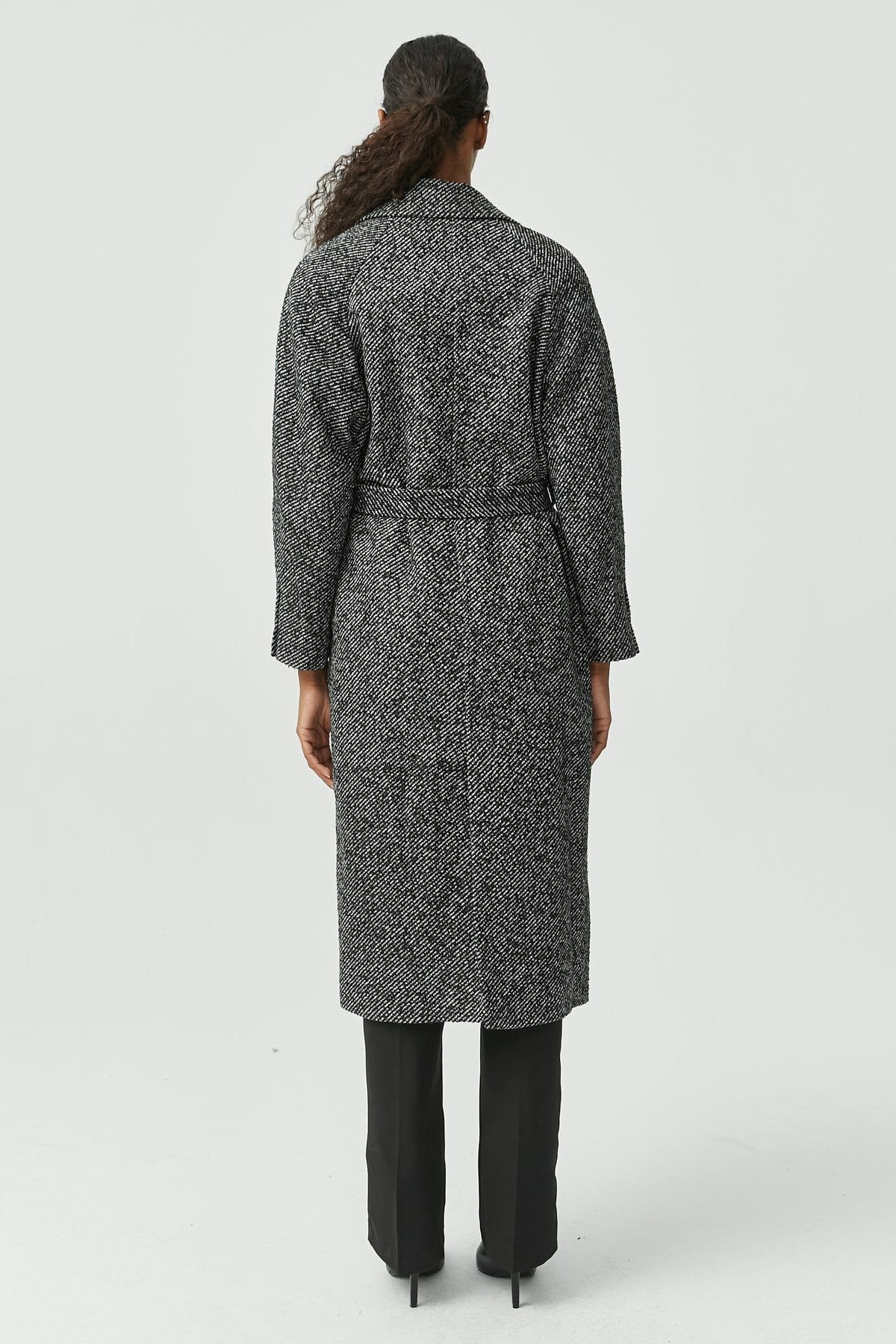 Women's Lined Boucle Coat