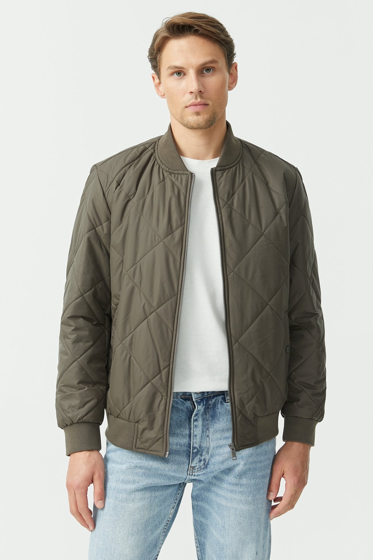Erkek Bomber Kısa Mont