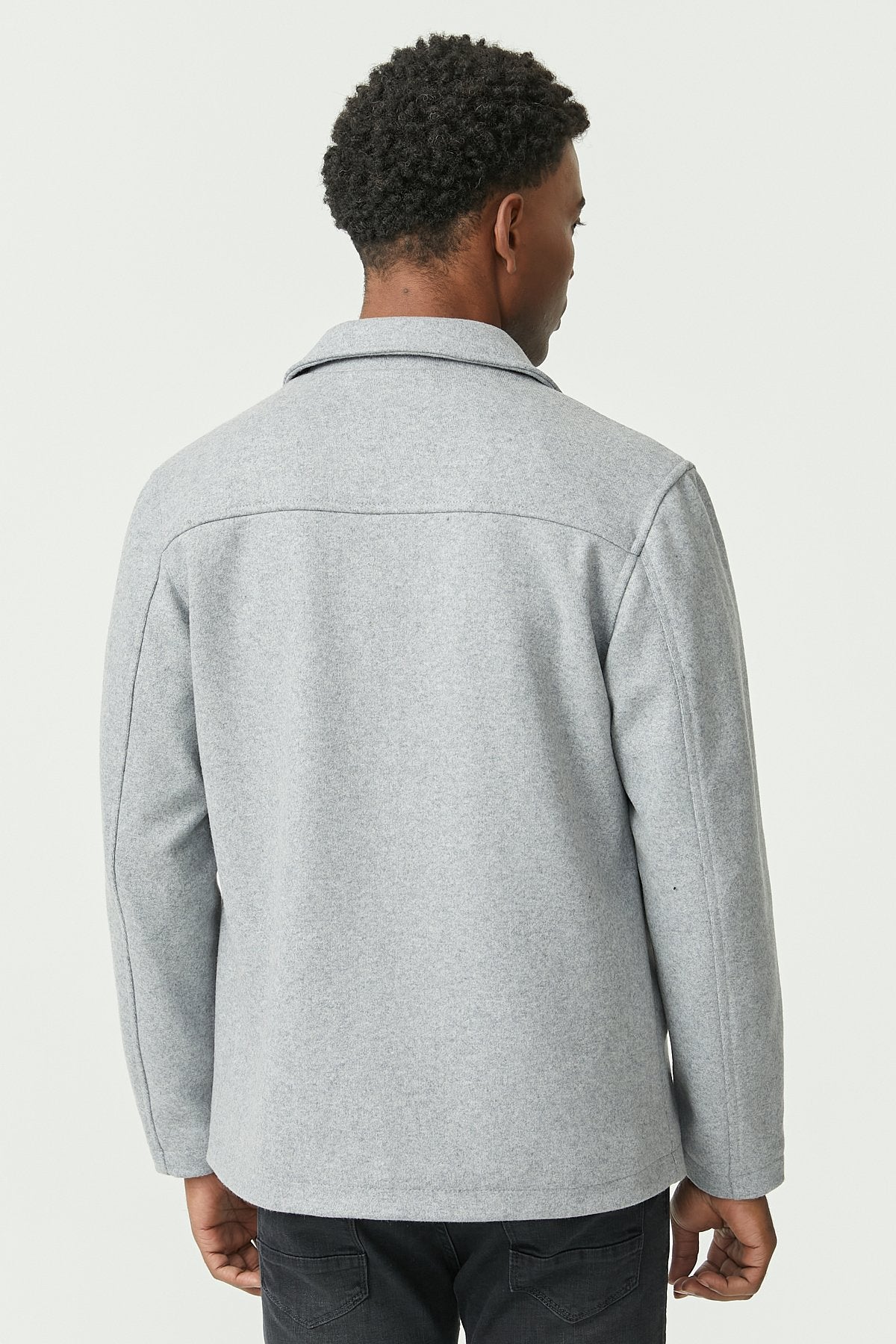 Men's Textured Thin Coat