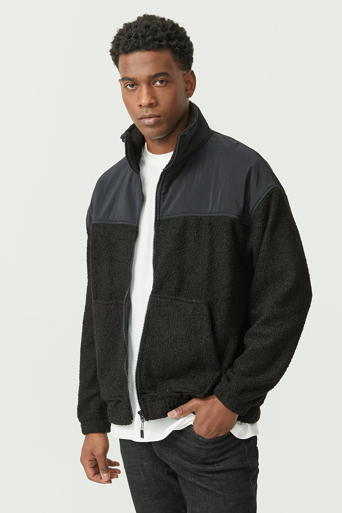 Men's Stand Collar Soft Texture Thin Coat