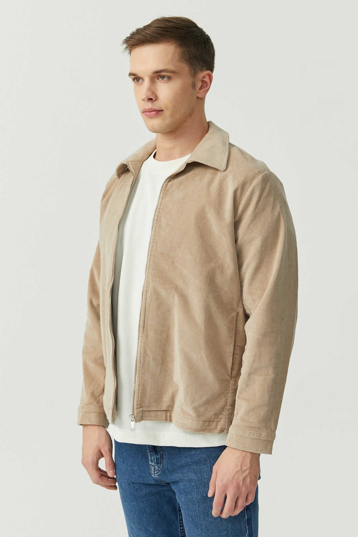 Men's Shirt Collar Thin Coat