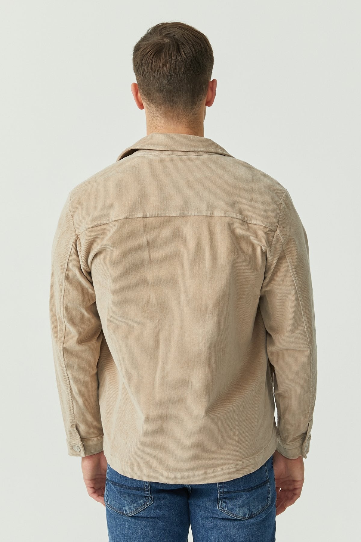 Men's Shirt Collar Thin Coat