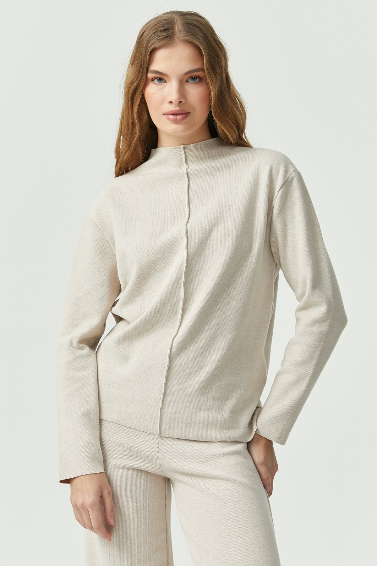 Front Stitch Detailed Blouse