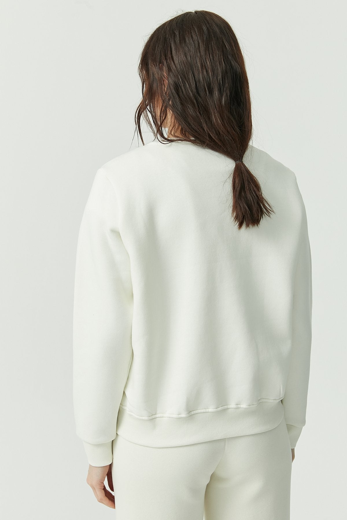 Women's Crew Neck Printed Sweat Top