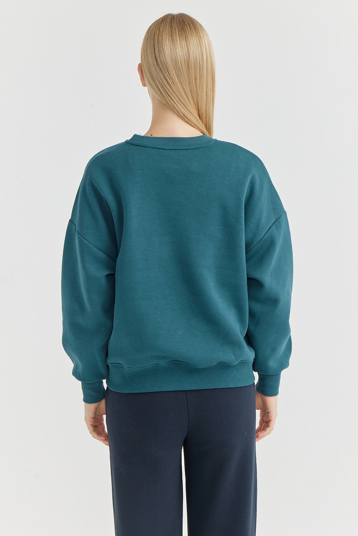 Women's Crew Neck Printed Sweat Top