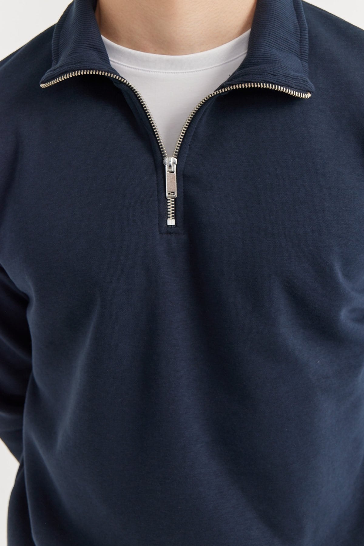 Men's Zippered Sweat Top