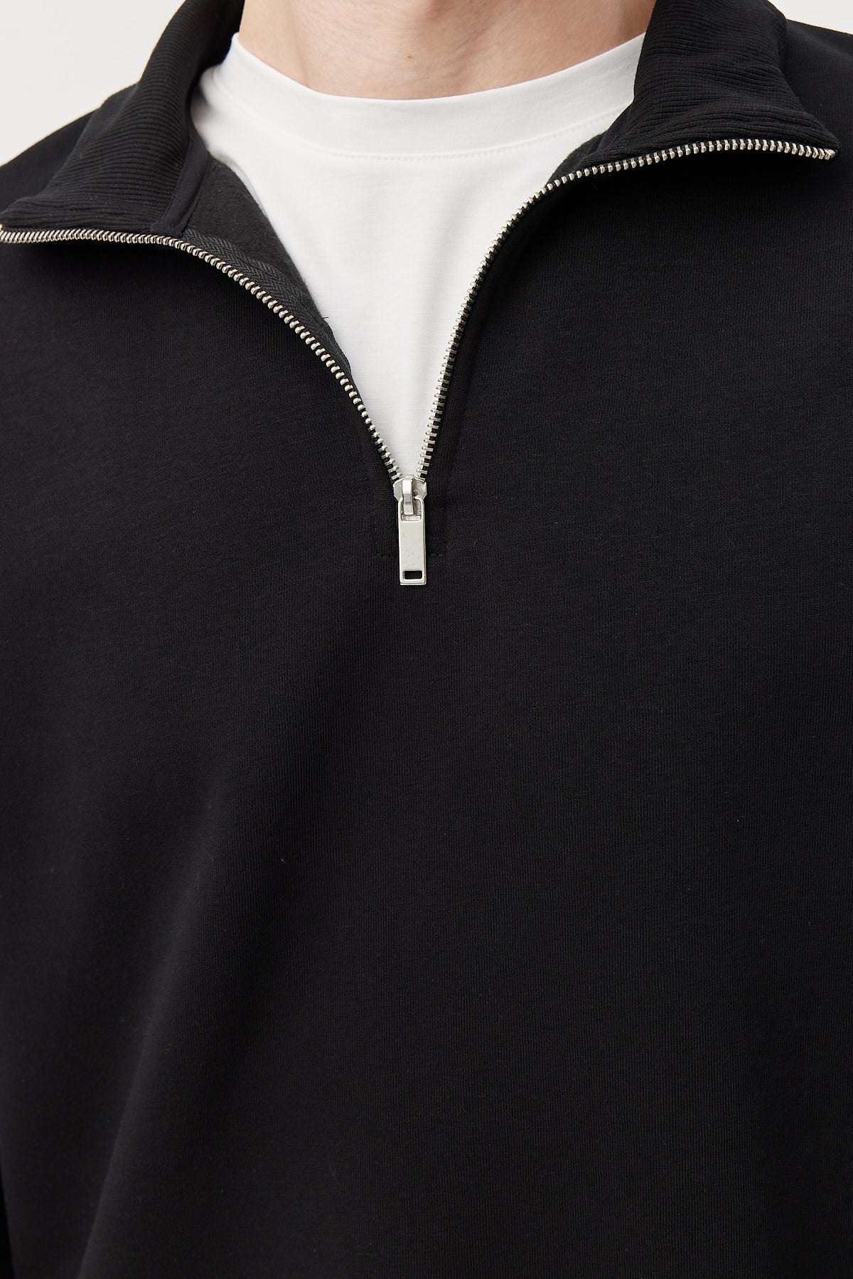 Men's Zippered Sweat Top