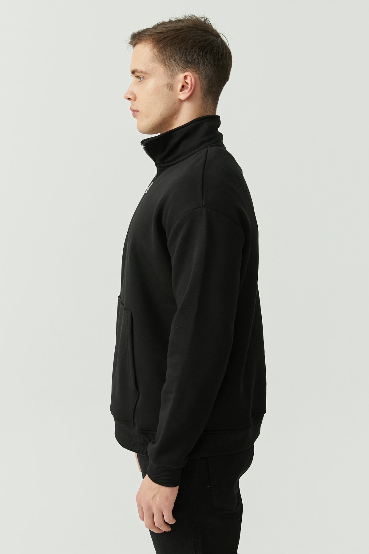 Half-Zipped Sweat Top