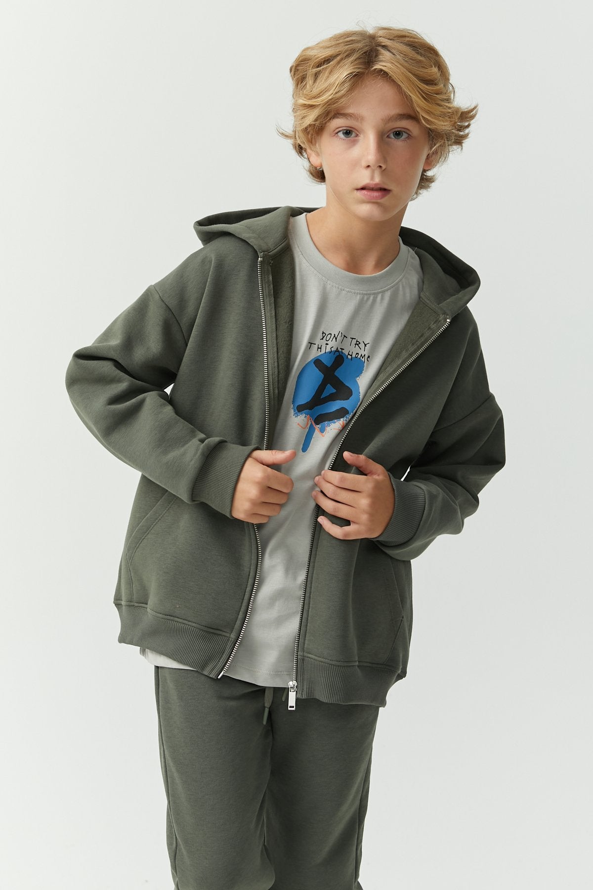 Boy's Hooded Sweat Top