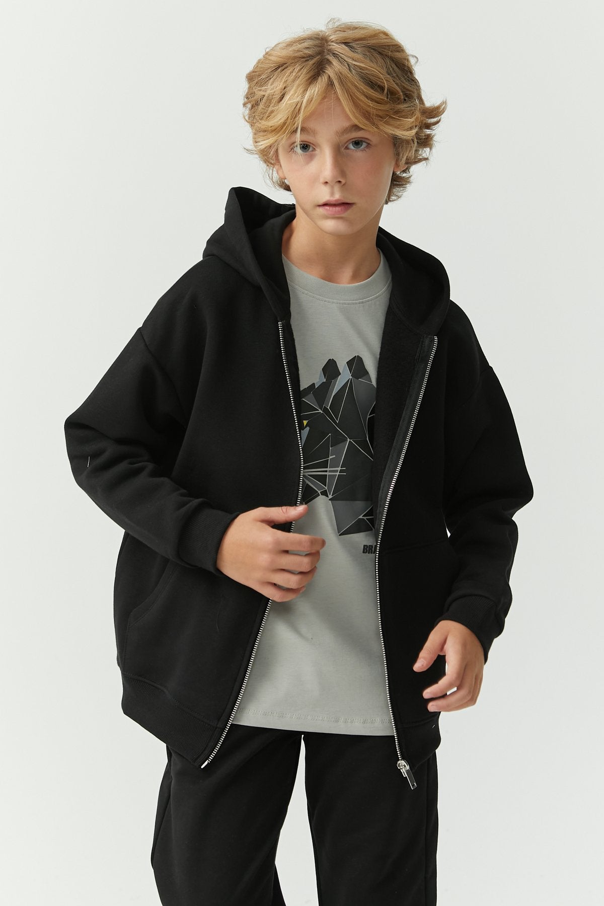 Boy's Hooded Sweat Top