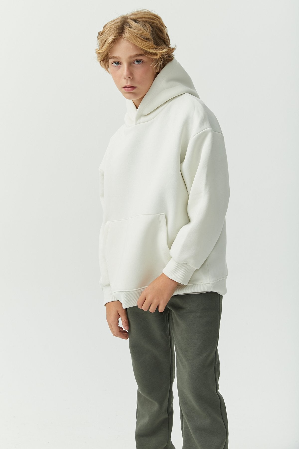 Boy's Oversize Hooded Sweat Top