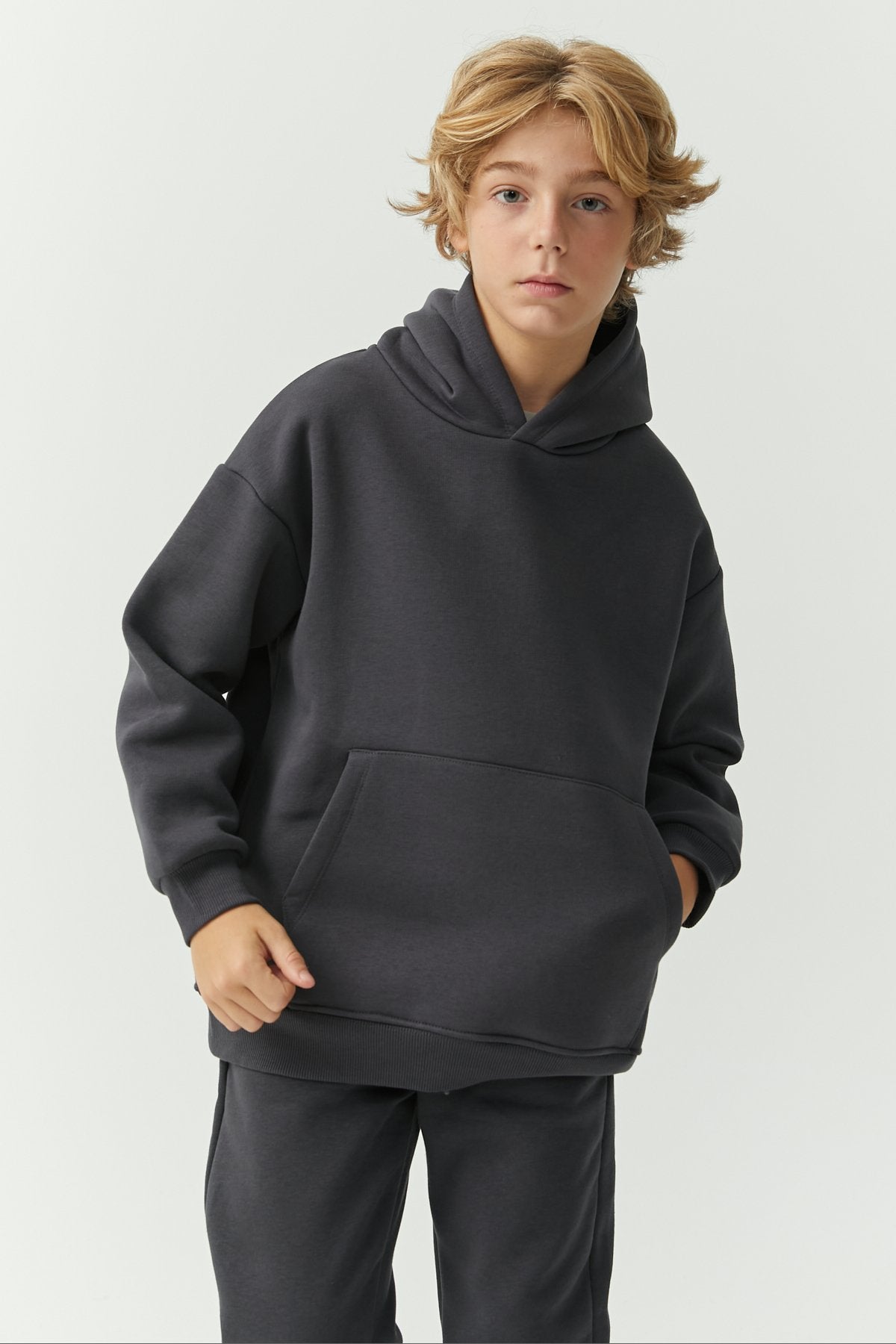 Boy's Oversize Hooded Sweat Top
