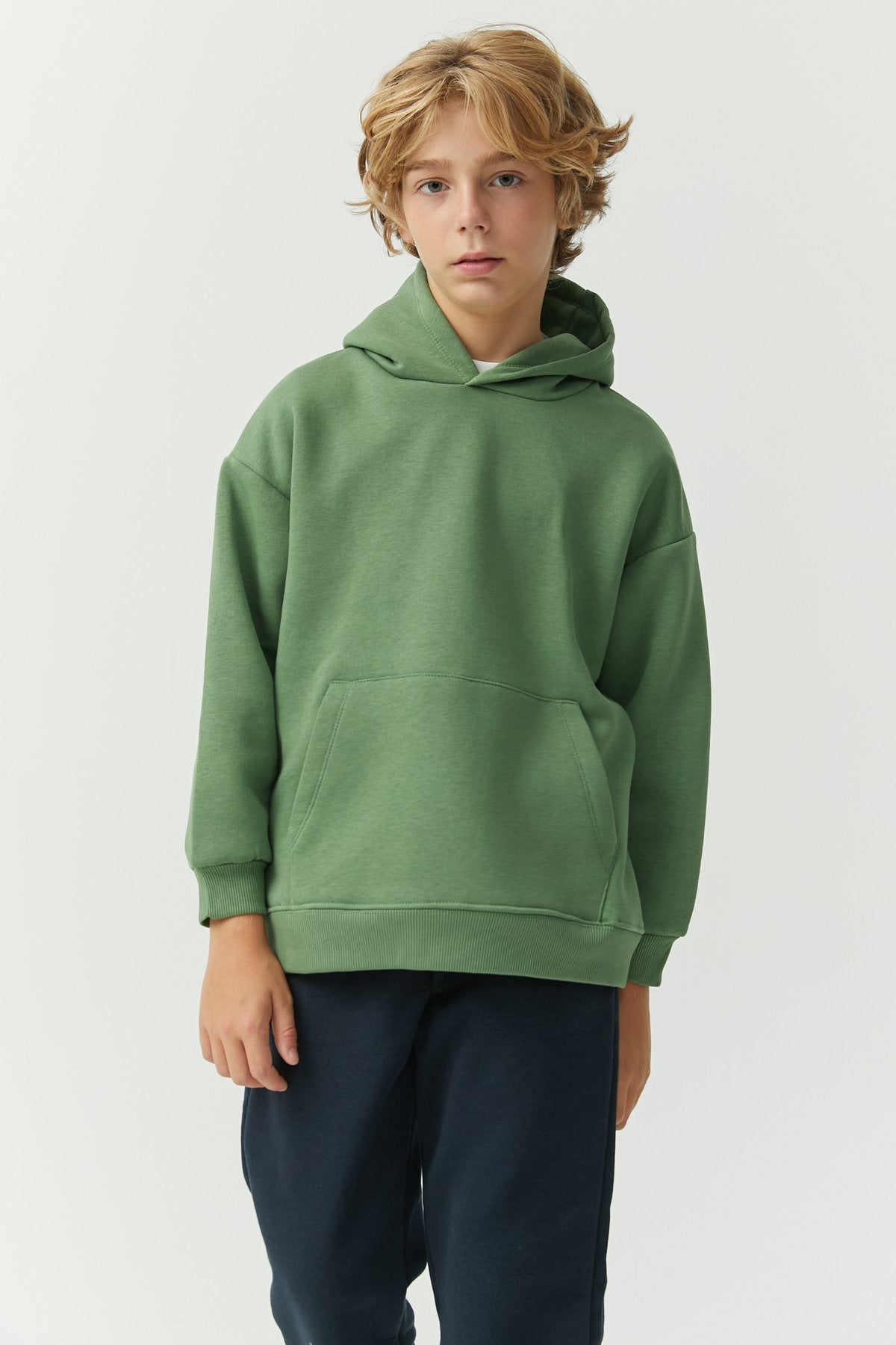 Boy's Oversize Hooded Sweat Top