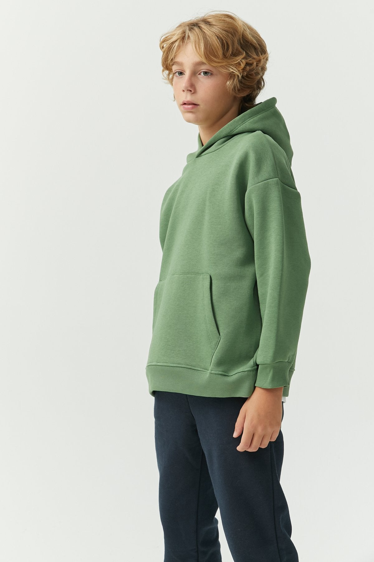 Boy's Oversize Hooded Sweat Top
