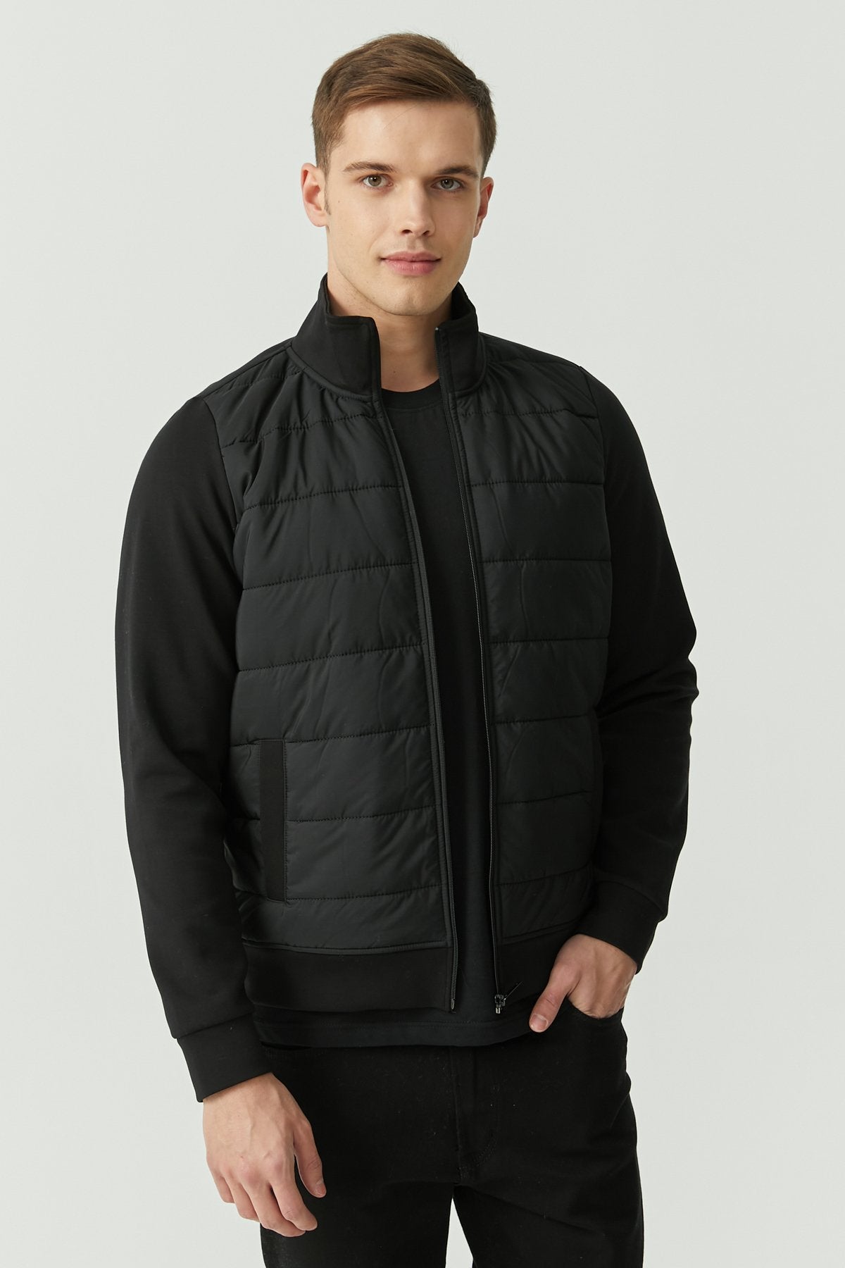 Men's Zippered Thin Coat