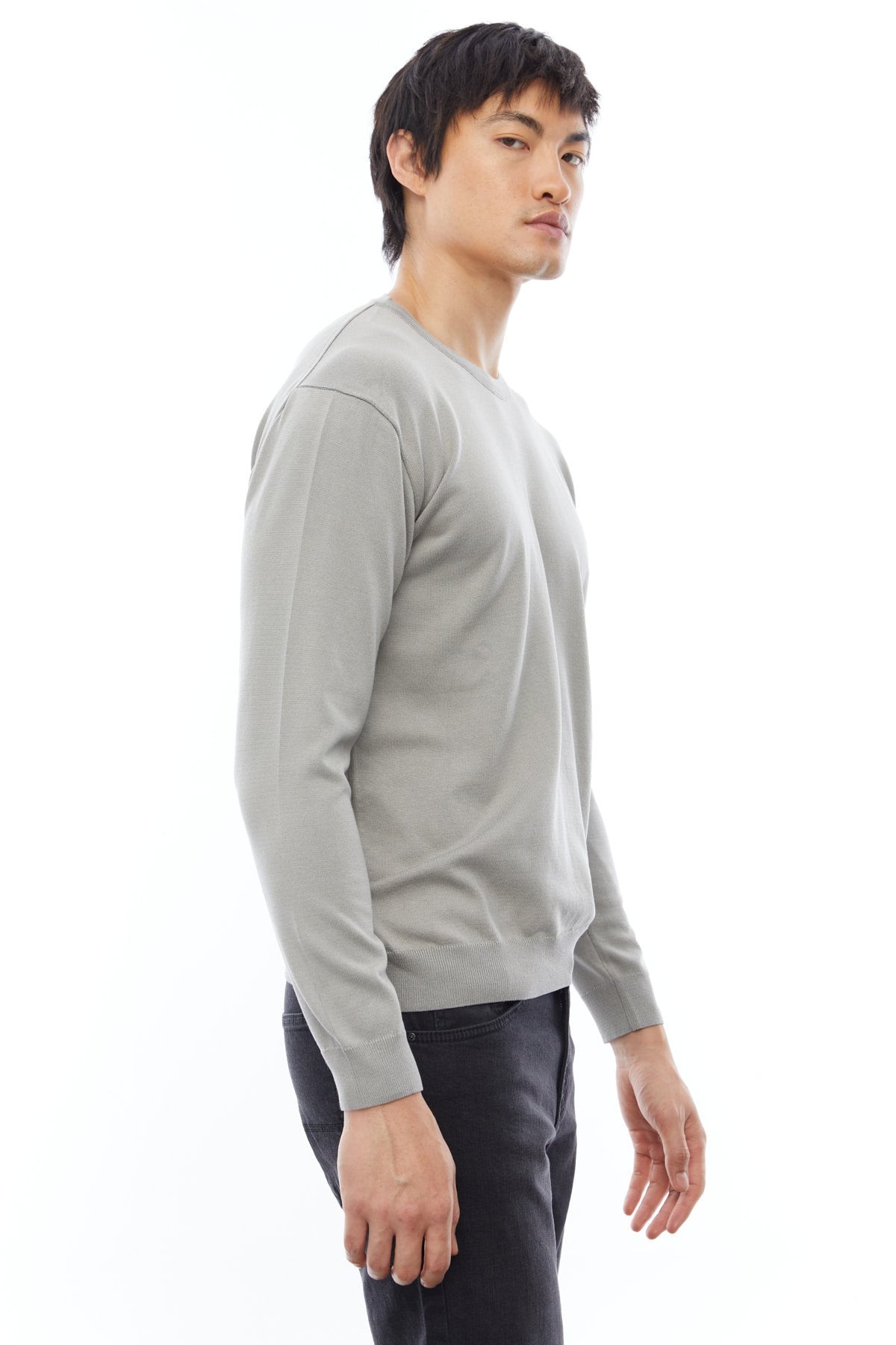 Men's Oversize Crew Neck Knitwear Sweater